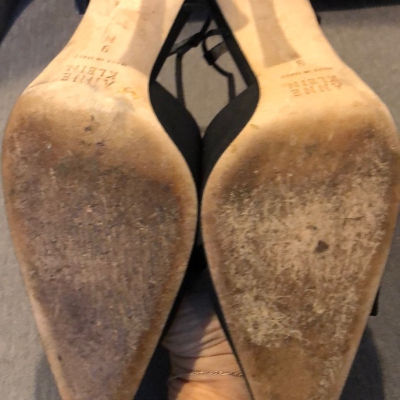 Anne Klein Black Evening Shoe Size 9 - Picture 4 of 5